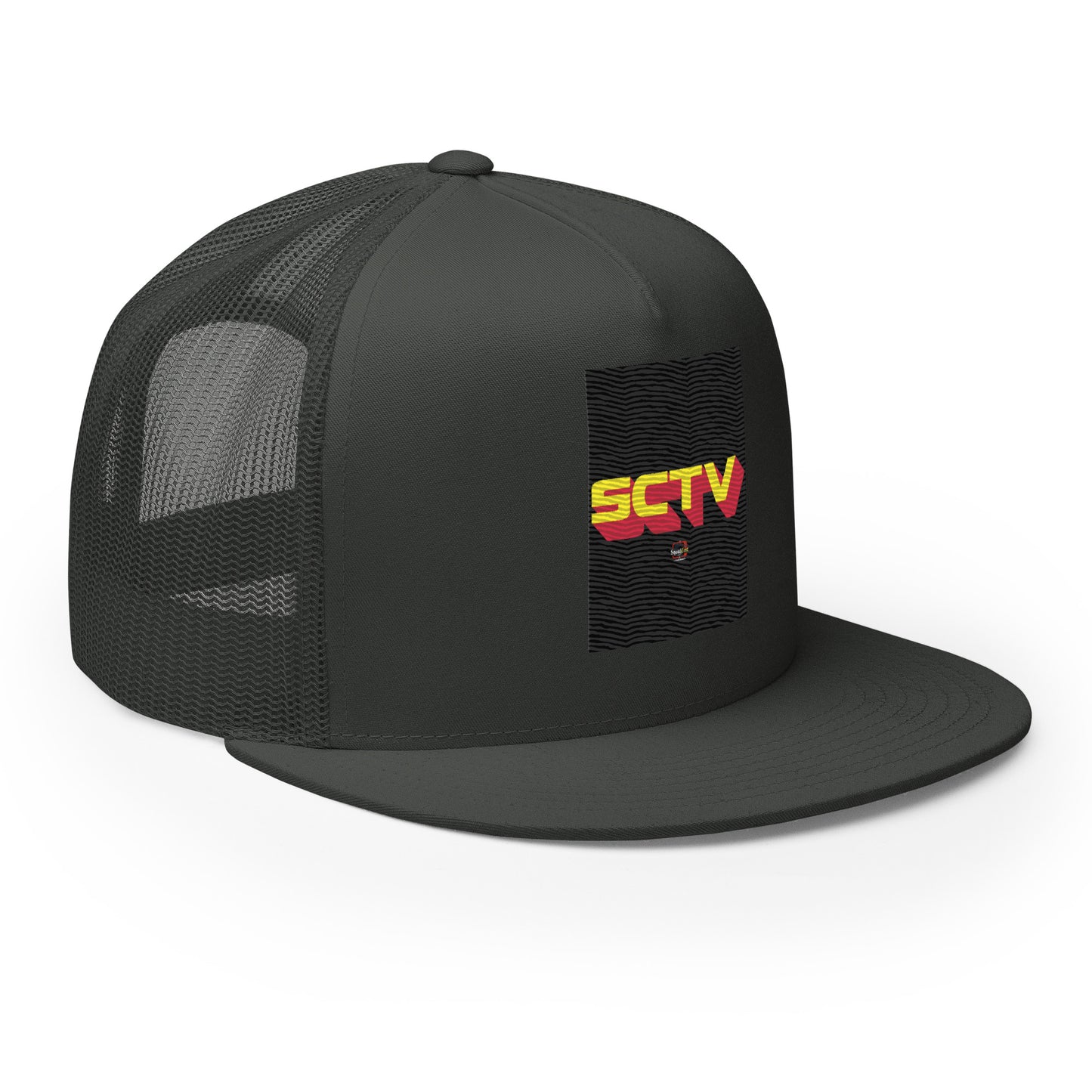 Stamped Squadcast TV Mesh Hat