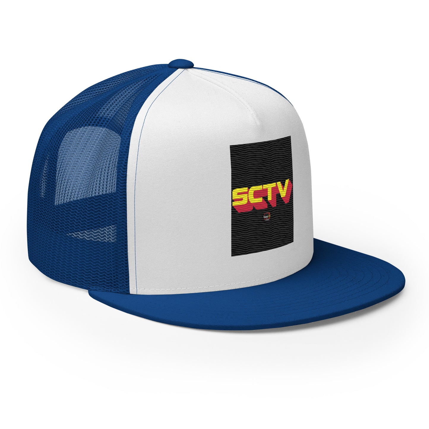 Stamped Squadcast TV Mesh Hat