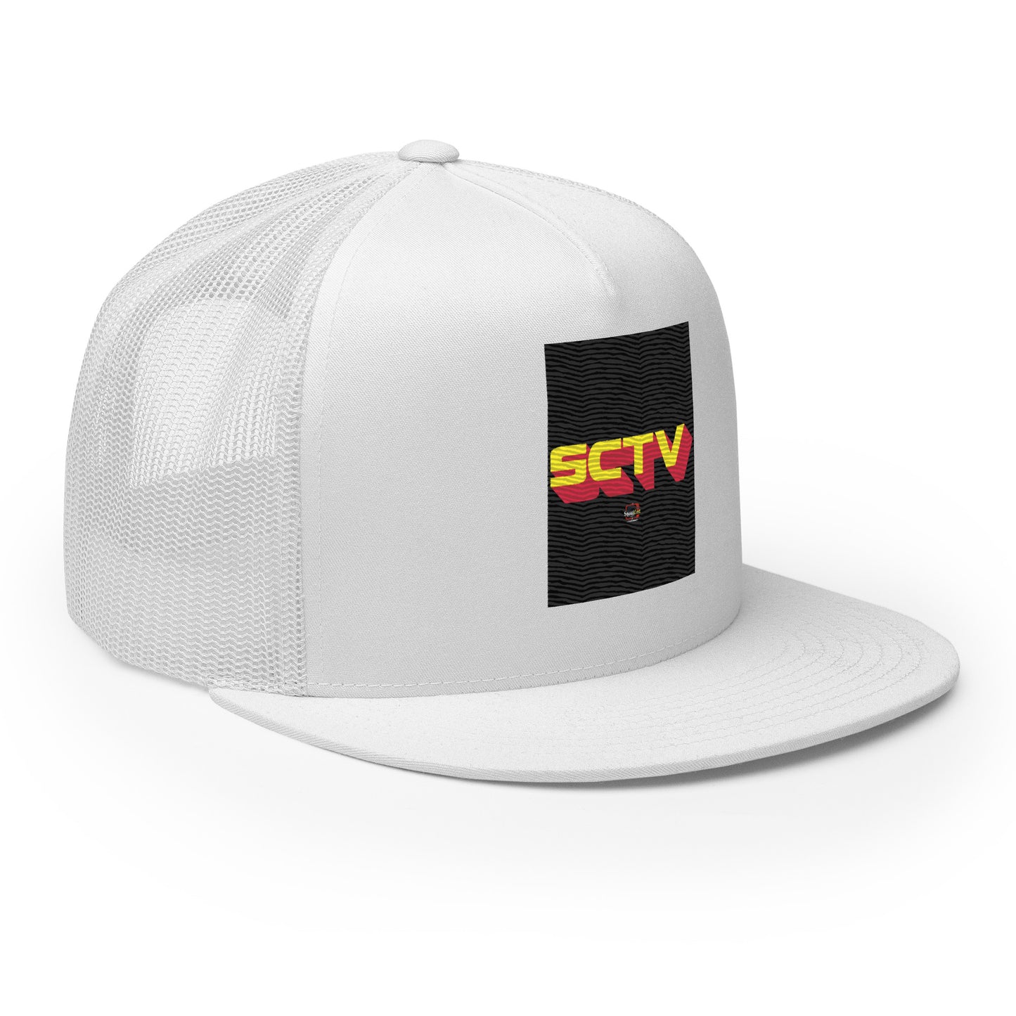 Stamped Squadcast TV Mesh Hat